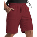 Men’s UPF50+ Water Resistant 5-Pocket Elastic Drawstring Hiking Cargo Shorts