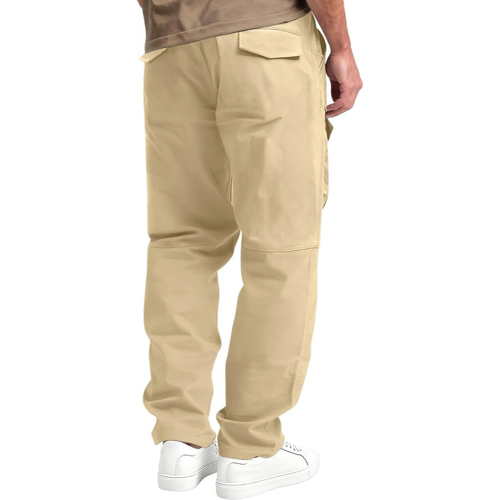 Men’s Ripstop Stretch Water Resistant Multi-Pocket Outdoor Cargo Pants